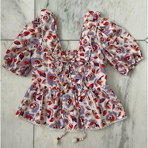 Anthropologie Maeve women’s floral top